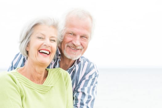 Portrait of a happy senior couple