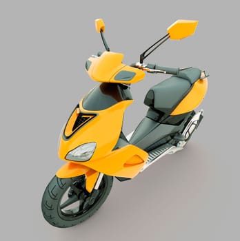 Modern powerful sports scooter