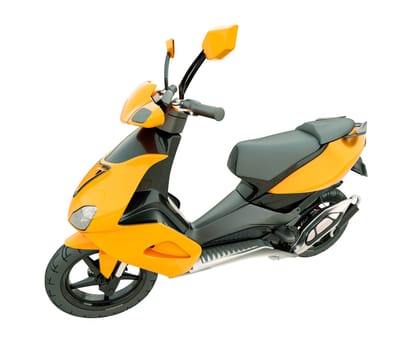 Modern powerful sports scooter
