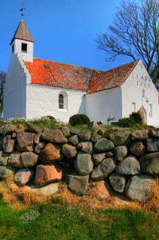 church in denmark in scandinavia. Christian place of worship and religion