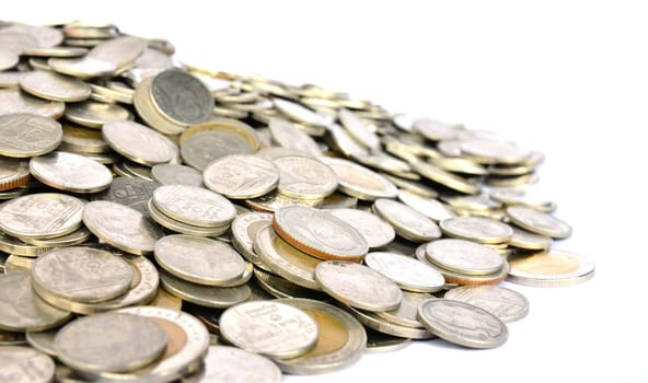 Thai Baht Coins background