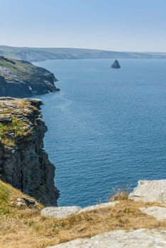Tintagel coastal view