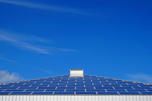 Solardach / solar cells