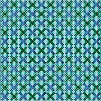 Drawn and colored decorative background pattern in old style