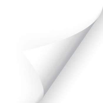 Paper - bottom corner white