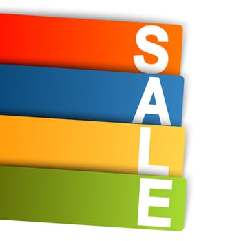 Infographic SALE colorful