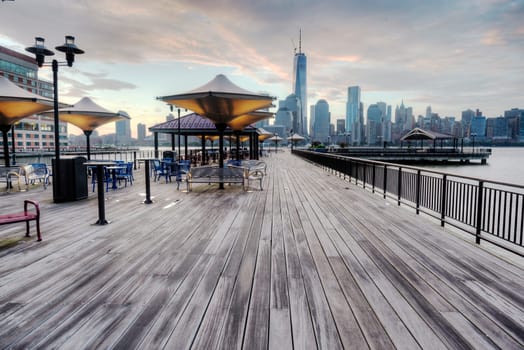 View of NYC from New Jersey.