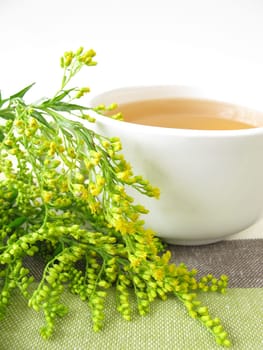 Tea with goldenrod