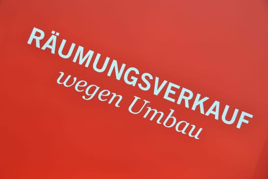 Lettering on a shop in Berlin