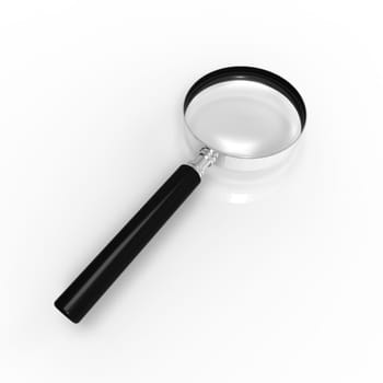 Magnifying glass.