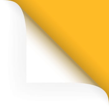 Paper - top corner yellow