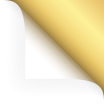 Paper - Corner top gold