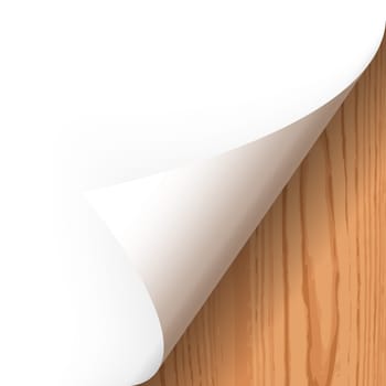 Paper - bottom corner wood structure