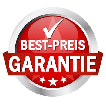 Button with banner " BEST PRICE GUARANTEE """