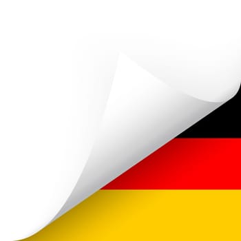 Paper - Bottom corner - Country flag Germany