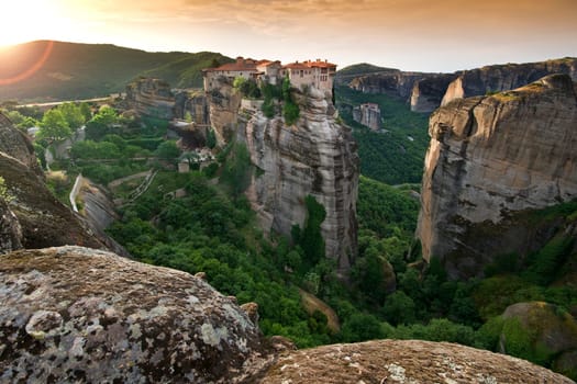 The Meteora complex in Greece - The Varlaam monastery