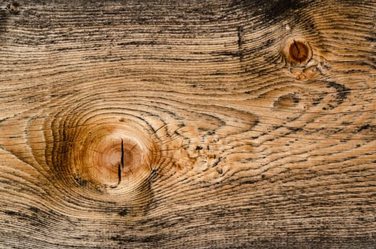 Close-up of wood as a board with grain in brown