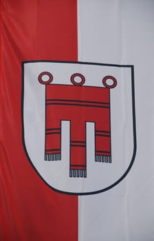 Vorarlberg Flag Banner Coat of arms Landesflagge Landesdienstflagge