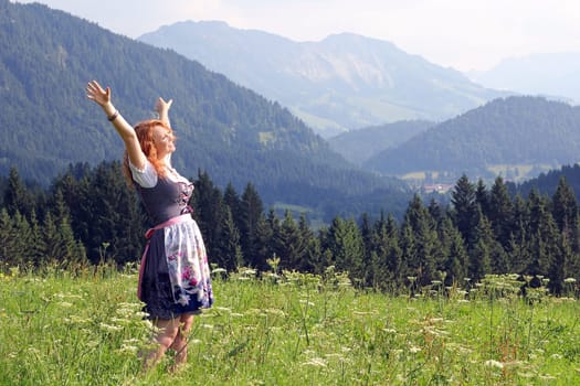 On the mountain meadow