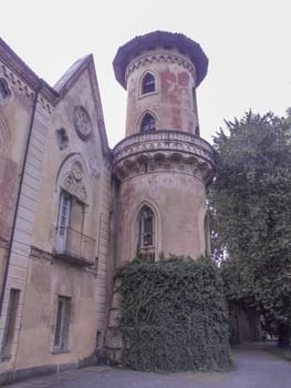 Castello di Miradolo castle in Piedmont Italy
