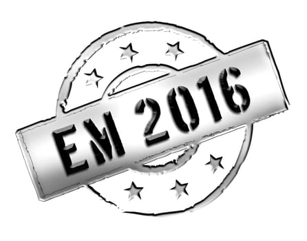 Sign, symbol, stamp or icon for your presentation, for websites and many more named EM 2016