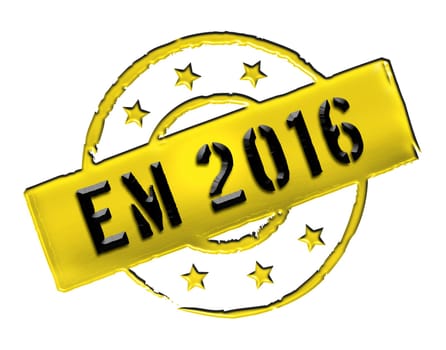 Sign, symbol, stamp or icon for your presentation, for websites and many more named EM 2016