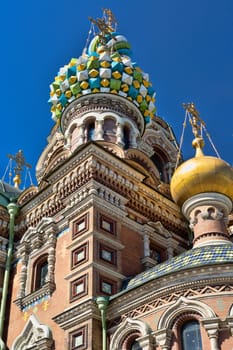 Church of the Saviour on Spilled Blood, St. Petersburg, Russia.