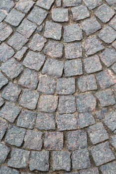 granite paving stones in the Peter and Paul Fortress in St. Petersburg, Russia