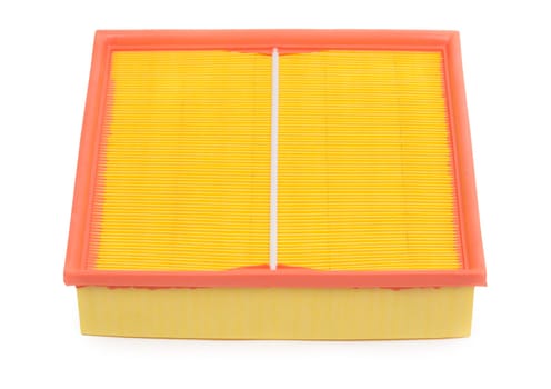 air filter side view isolated on white background