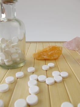Schüssler salts with medicine bottle