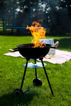 Fire, Hot grilling