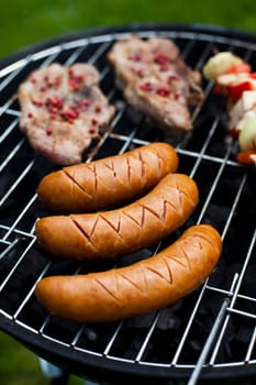 Cooking on the barbecue grill