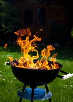 Fire, Hot grilling
