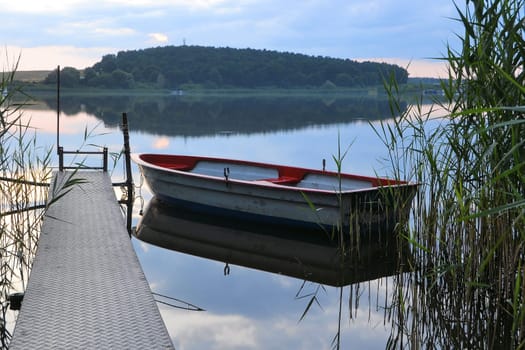 on a lake in Brandenburg