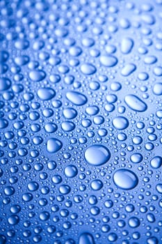 Blue water drop for background