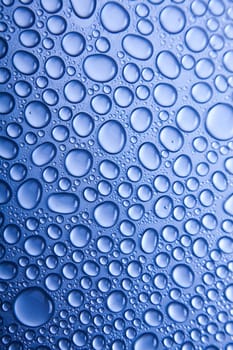 Blue water drop for background