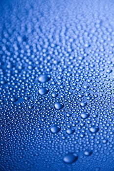 Blue water drop for background