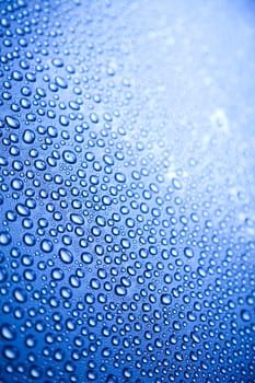 Blue water drop for background