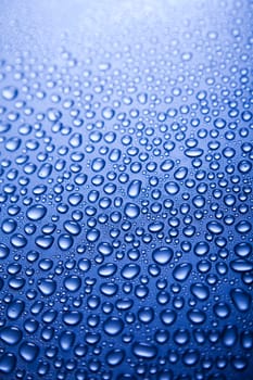 Blue water drop for background