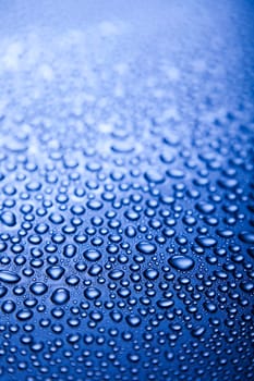 Blue water drop for background