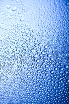 Blue water drop for background