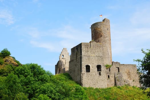 Ruins of the Löwenburg above Monreal