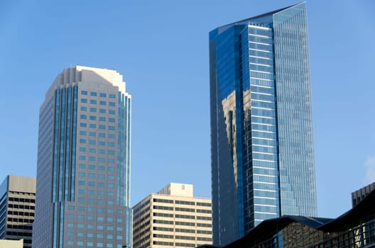 skyscrapers in the city of San Francisco in California