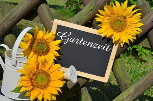 Sunflower Garden Fence Garden