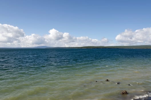 Lake in Yellowstone National Park in Wyoming