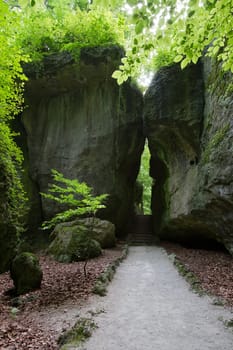 Split rock