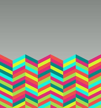 Retro geometric abstract seamless pattern background. Vector file layered for easy editing.