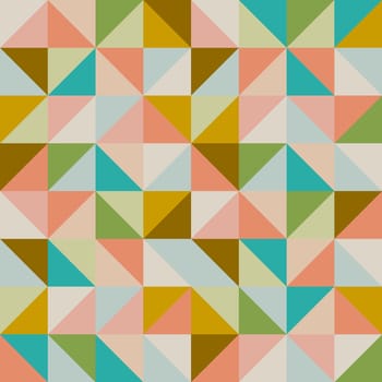 Triangle vintage hipster seamless pattern background. Vector file layered for easy editing.