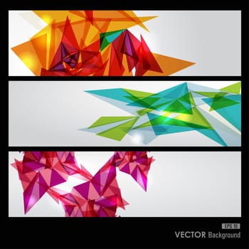 Modern colorful transparent triangles abstract background illustration. EPS10 vector with transparency organized in layers for easy editing.