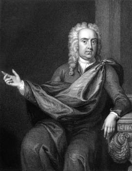 William Pulteney, 1st Earl of Bath (1684-1764) on engraving from 1832. English politician. Engraved by W.H.Mote and published in ''Portraits of Illustrious Personages of Great Britain'',UK,1832.